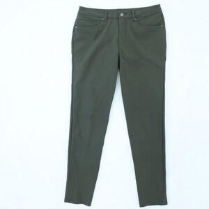 Lululemon ABC Pant Men's 31 x 32 Dark Olive Slim-Fit 5 Pocket Warpstreme Stretch
